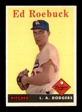 1958 Topps #435 Ed Roebuck   EXMT+ X2697813
