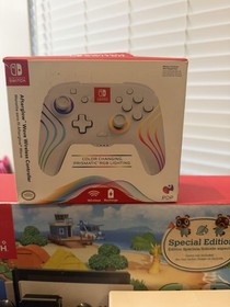 Nintendo Switch Animal Crossing New Horizons Edition Console Used One Time!
