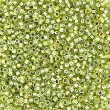 15/0 Japanese Toho Spring Green Glass Seed Beads 28 grams