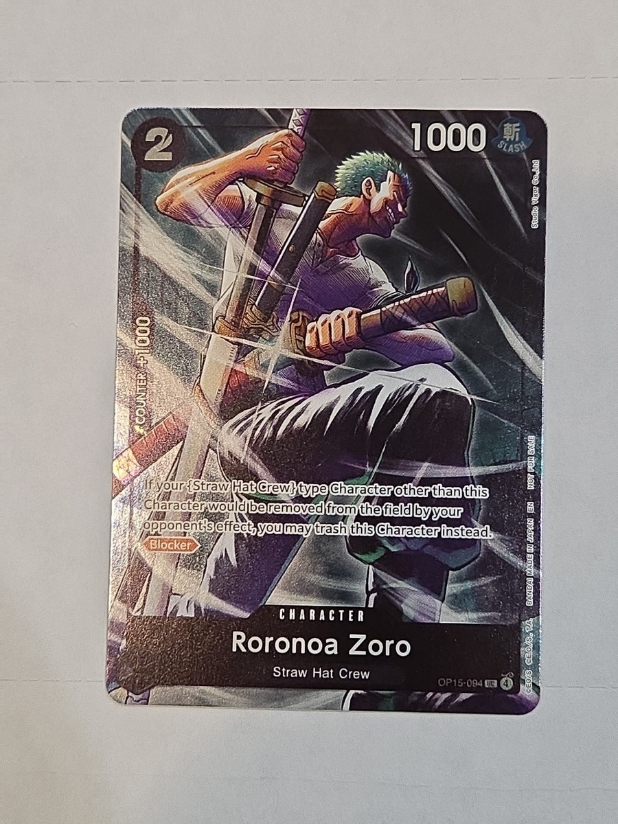 One Piece Roronoa Zoro OP15-094 DASH PACK Adventure On Kami's