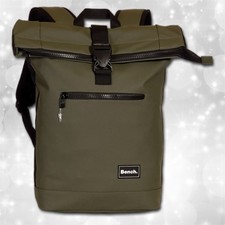 olivfarbener Schulrucksack PU 38x56x13 unsiex Rucksack Bench ORI308G