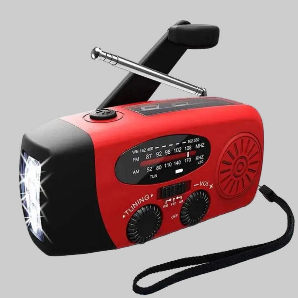 Emergency Crank Radio &Amp; Flashlight Combo