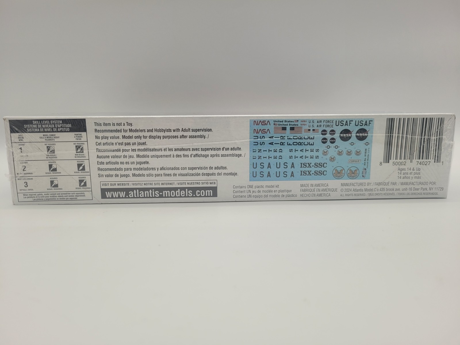 Atlantis Models Convair Space Shuttlecraft Model Kit 1/150 Scale New Sealed