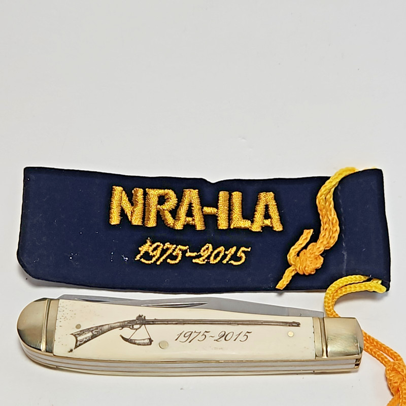 NRA-ILA 1975-2015 Folding Pocket Knife 40 Years Anniversary Stone River