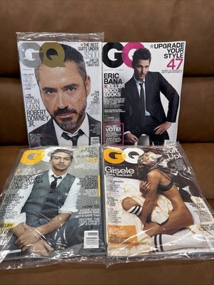Robert Downey Jr GQ Magazines - NEW, Hollywood Celebrity, Great Condition