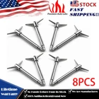 8pcs Valve Cover T-Bar Wing Bolts 1/4-20 Hold Down Length 5" for Chevy SBC BBC