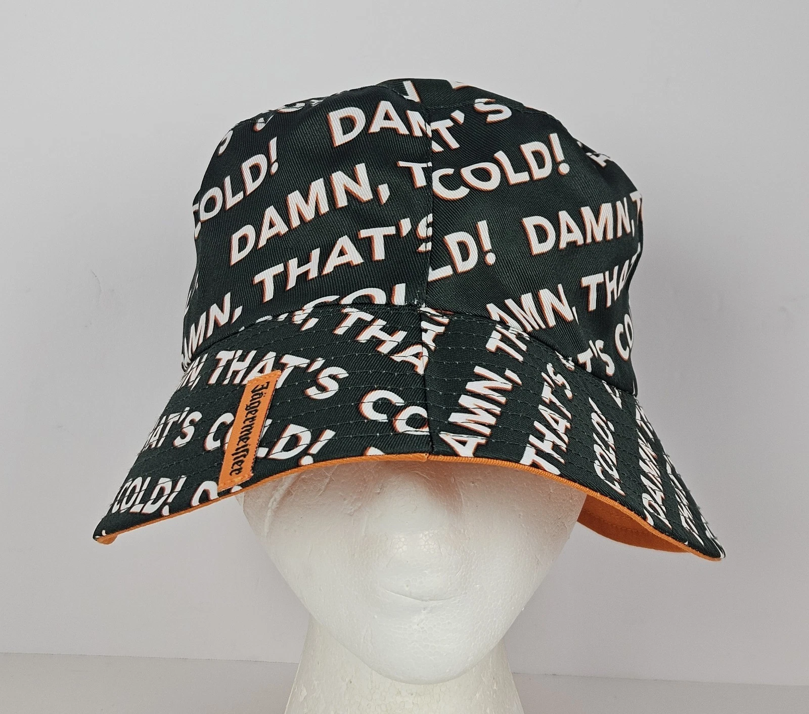Jagermeister Hat Boonie Bucket Unisex Beach Fishing Party One-Size Reversible