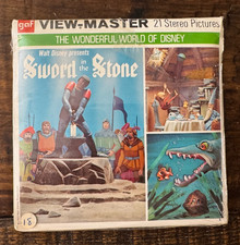 Disney B316 The Sword in the Stone View-Master Reels Packet wonderful world of
