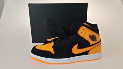 FJ4923-008 Nike Air Jordan 1 Mid SE Vivid Orange Fat Tounge Edition DS 45 US11