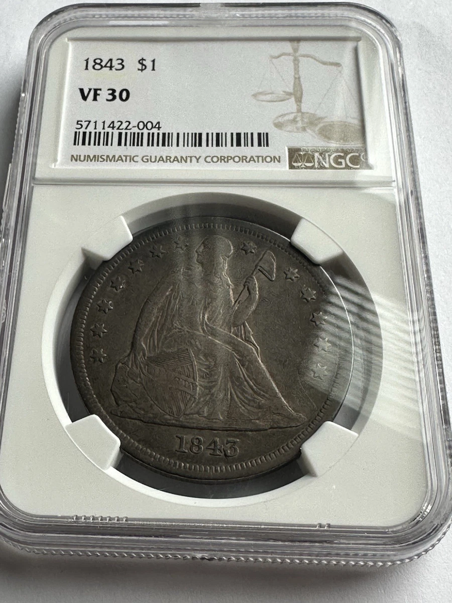1843 Year Seated Liberty US Dollars (1840-1873) for sale | eBay