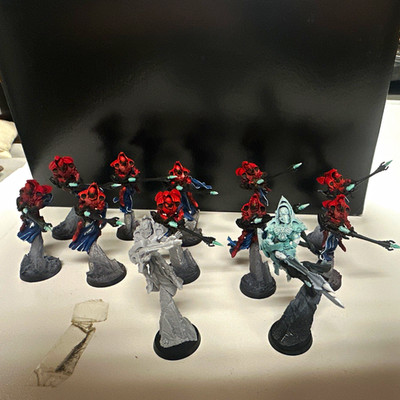 Games Workshop Warhammer 40K Aeldari Irillyth shadow spectres phoenix lord squad
