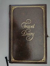 1977 vintage TRAVEL DIARY holy land israel jordan greece waco tx MRS RAY SUMMERS