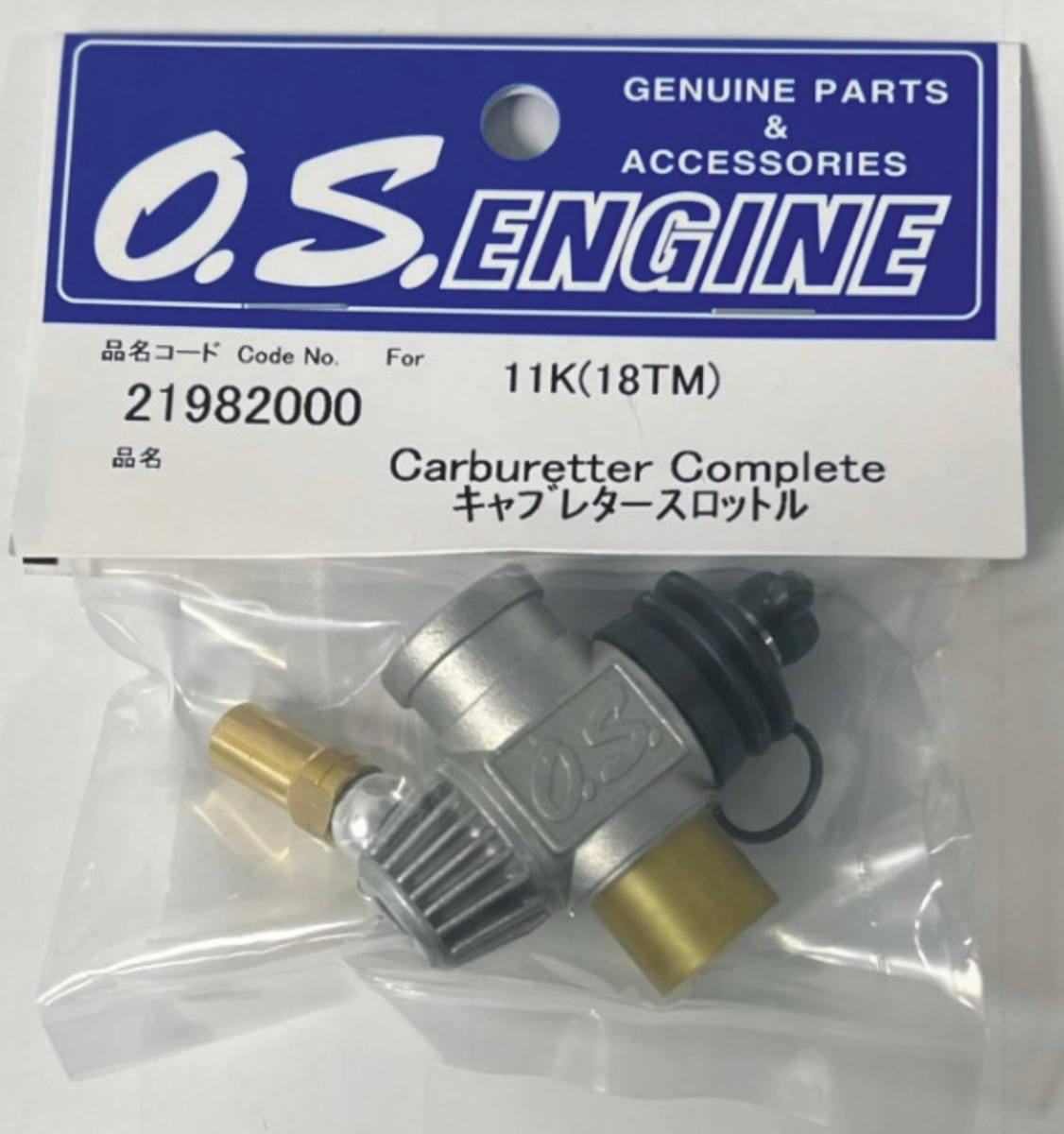 OS O.S. 21982000 Carburetor Carb 11K #11K Slide .18 TZ TM 18TZ
