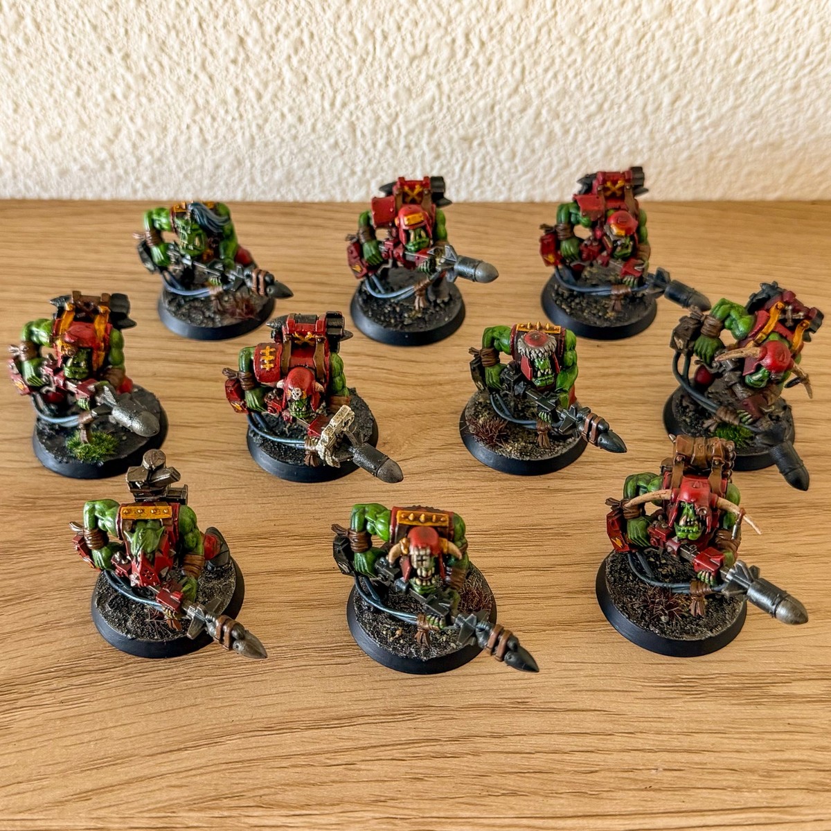 Warhammer 40k Orks - Painted Tankbustas - Item 456-17 | eBay