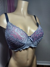 Sofra Sexy Lace Padded Underwire Bra Size 42D...