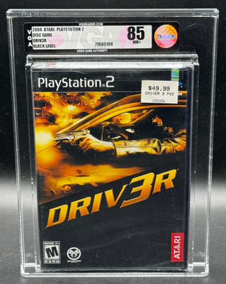 DRIV3R Sony PlayStation 2 PS2 Factory Sealed Brand New VGA 85 Graded Black Label