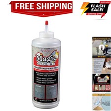 Magic Crack Filler 2.5LB Concrete Tan, for Filling in Concrete Cracks on Driv...