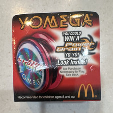 Yomega Firestorm Red Yo-Yo - McDonald's Power Brain Toy 2000