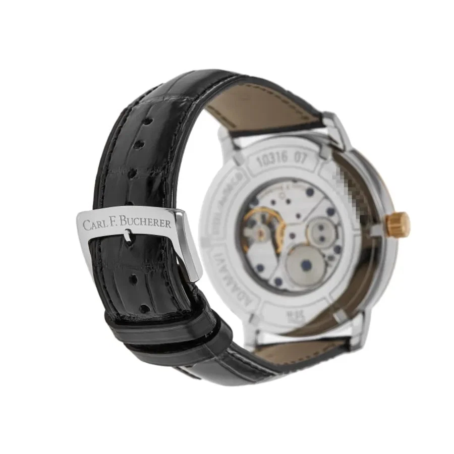 Nuevo Reloj Hombre Carl F. Bucherer Adamavi Cuerda Manual Plateado 00.10316.07.26.01 Foto 4 de 4
