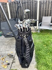 Right-Handed Golf Club Set Multiple Clubs As Seen In The Image Provided