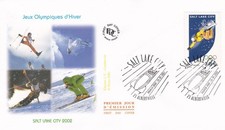 FRANCE 2002 FDC SALT LAKE YT 3460