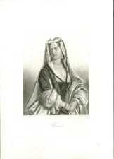 Goethe's Theresa engraving August Friedrich Pecht 1877