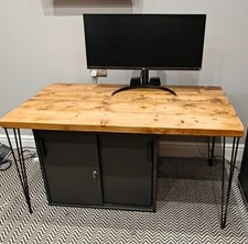 Rustic Oak Desk / Console Table / Dressing Table