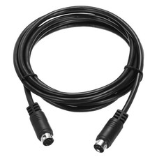 MECCANIXITY S Video Cable 6.6ft, Mini DIN 9 Pin S-Video Cable Male to Male Go...