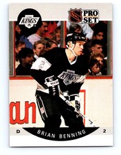 #114 1990-91 Pro Set [ Brian Benning Kings
