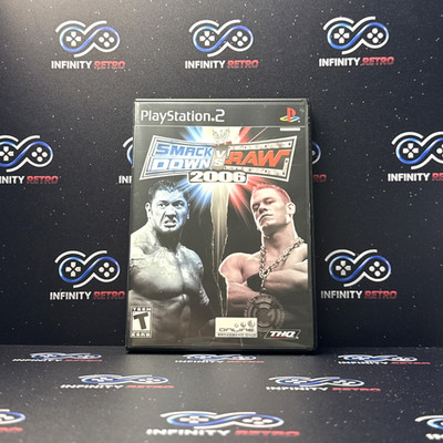 WWE SmackDown vs. Raw 2006 Sony PlayStation 2 PS2 CIB Refurbished & Tested