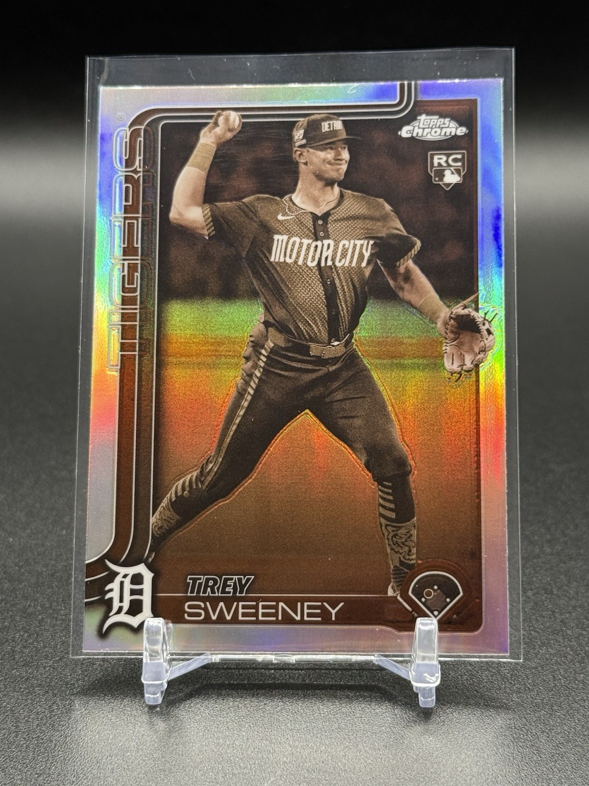 #6 Trey Sweeney Sepia Refractor (RC) - 2025 Topps Chrome