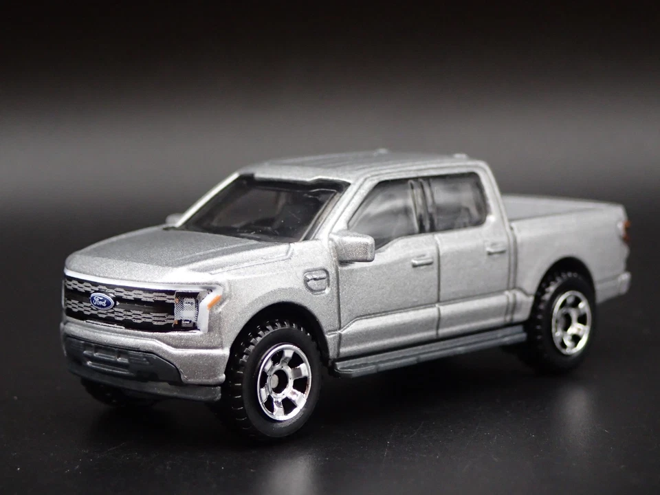 2022-2025 FORD F150 Rayo Camioneta Pickup Plata 1/64 Escala Metal Modelo Coche - Imagen 2 de 4