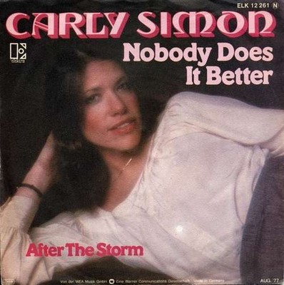 Carly Simon - Nobody Does It Better 7'' Single Vinyl Rock,Pop,Stage & Screen 008