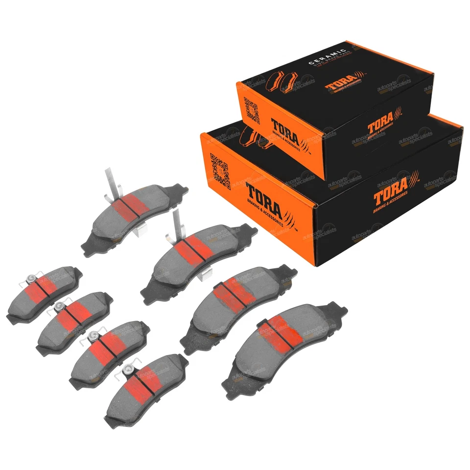 Front + Rear Disc Brake Pads Commodore VT VX VU VY VZ Set 9/97-06 for Holden