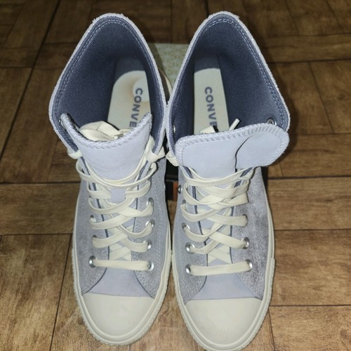 Sneakers alte Converse All Star argento glitter scarpe casual - Foto 2 di 11