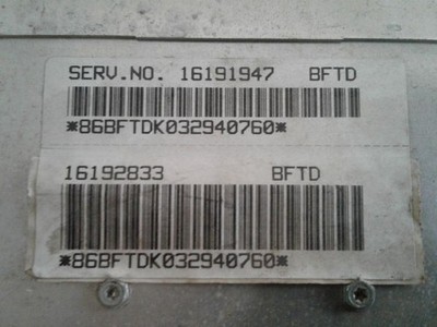 Engine ECM Electronic Control Module 4-138 2.3L TH125 Fits 94-95 ACHIEVA 60243