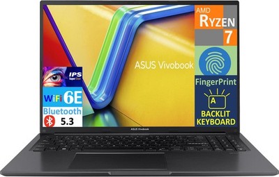 ASUS Vivobook 16 16'' 1920x1200 AMD Ryzen 7 7730U 16GB RAM 1TB SSD Windows 11 Pro