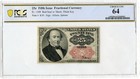 1874 US. FRACTIONAL CURRENCY 25 CENTS NOTE PCGS-CHOICE-UNC-64. Fr.#1309. — photo 1