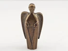 Cubism Bronze Angel Figurine 2-5/8" Tall, 95 grams