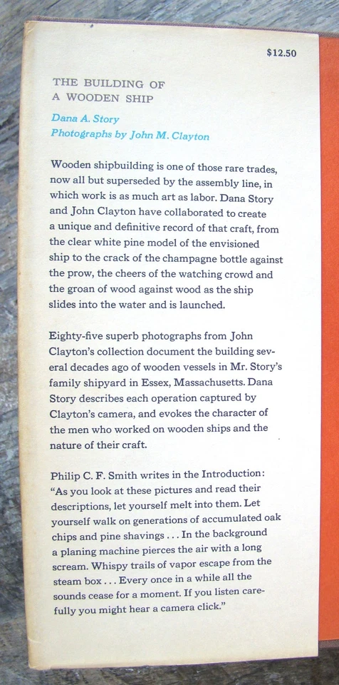 The Building Of A Wooden Ship ~1971 HC~ Essex Massachusetts Coastal New England - Image 4 of 4