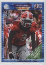 2021 Leaf Pro Set Metal Blue Crystals 12/35 Tyson Campbell #97 ni4