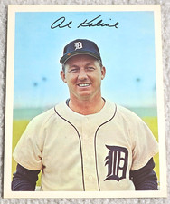 1967 Al Kaline Detroit Tigers Dexter Press Baseball Card Color Hall of Fame