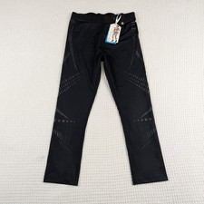 Michelle Bridges MB Active Women’s Size 10 Black Tonal Print Full Leggings NWT
