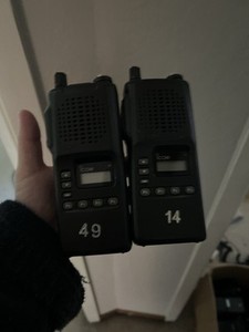 Lot of 17 Icom Two-Way Radios w/ Speaker Mic & Batteries – Search & Rescue Team