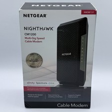 NETGEAR Nighthawk CM1200 DOCSIS 3.1 Multi-Gig Internet Speed Cable Modem