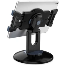 Retail Kiosk iPad Stand, 360° Rotating Commercial POS Tablet Stand, Fits 6"-1...