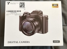 DC226 Digital SLR Camera 8K 16x Zoom Auto Focus Black USB Rechargeable f/1.8