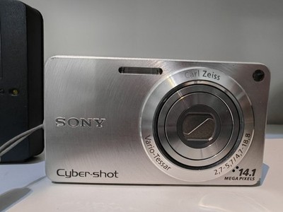 SONY Cyber-Shot DSC-W350 Digital Camera 14.1MP 4x Optical Zoom with Accessoreis 