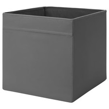 IKEA DRÖNA Box Dark Grey For KALLAX Shelving Unit Organizer 33x38x33 cm