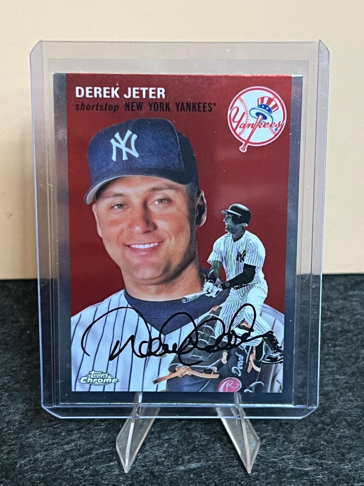2023 Topps Chrome Platinum Anniversary #396 Derek Jeter Refractor